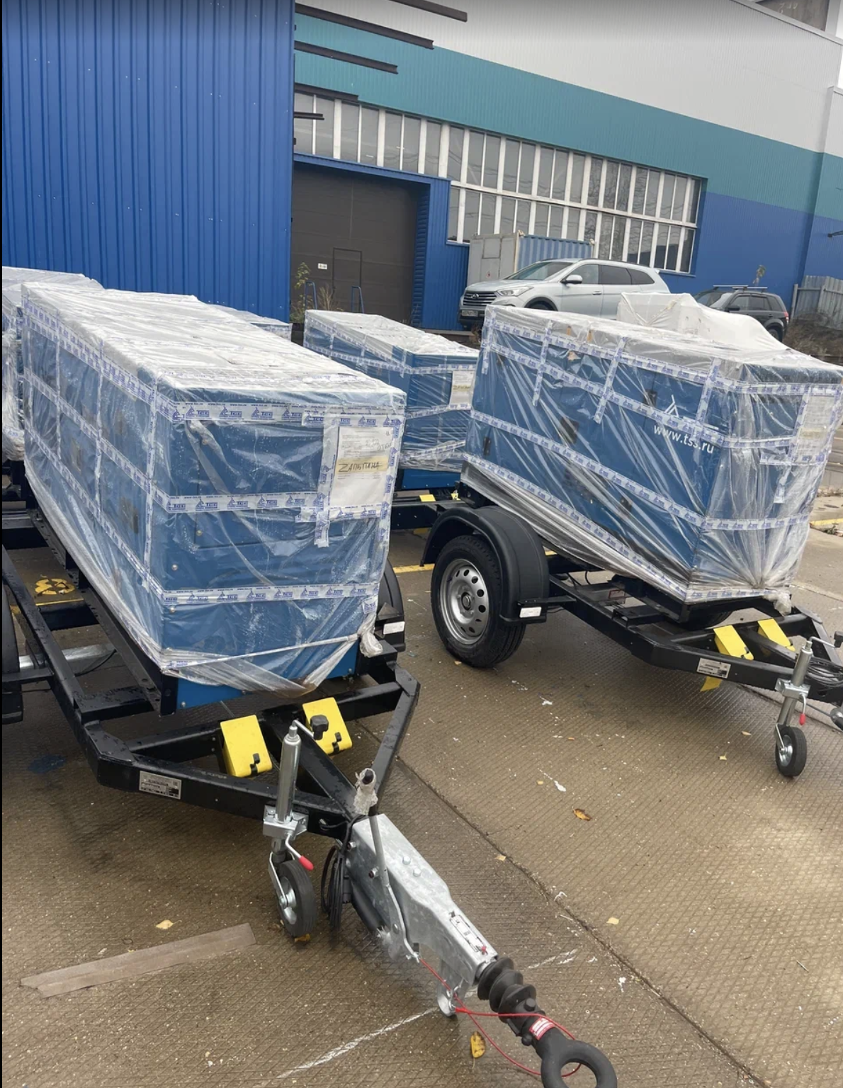 Дизельный генератор ТСС АД-20С-Т400-1РКМ11 на прицепе с АВР