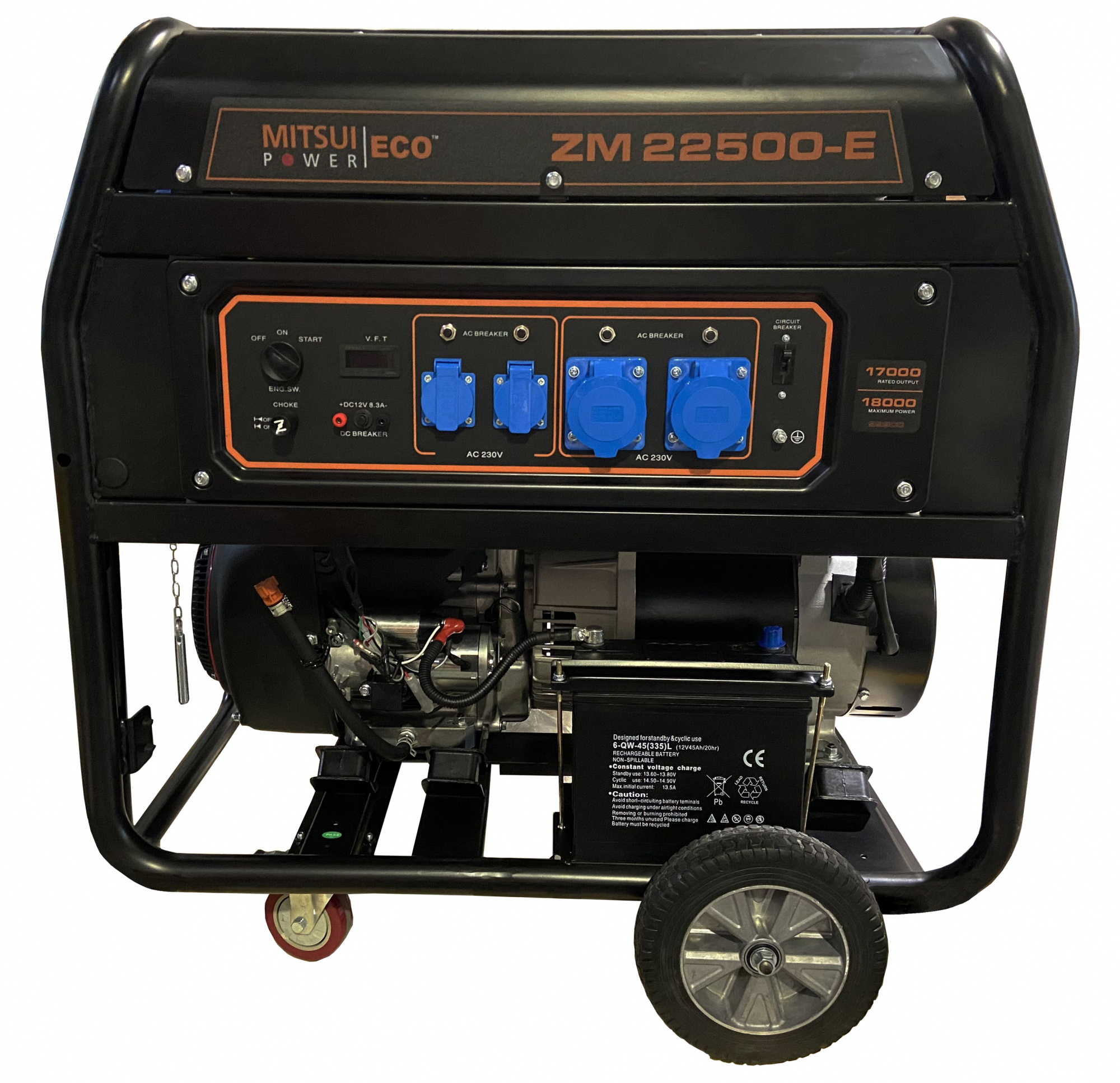 Бензиновый генератор Mitsui Power ZM 22500 E Бензиновый генератор Mitsui Power ZM 22500 E