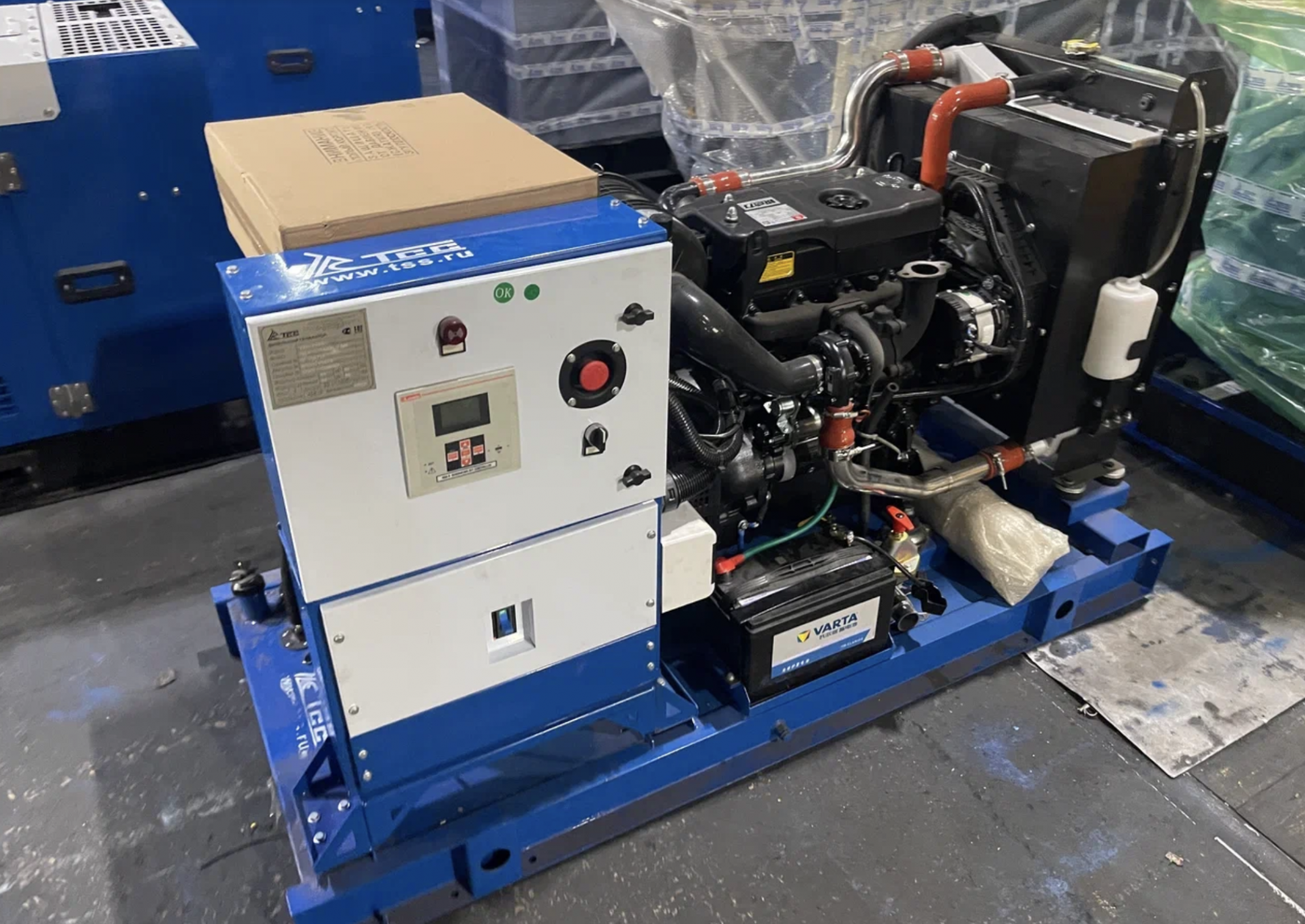 Дизельный генератор ТСС АД-16С-Т400-1РМ19, открытый, 16 кВт, TSS Diesel (3 фазы)